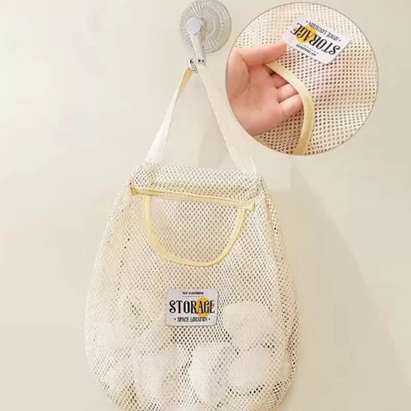 Wall-Hanging Mesh Organizer for Socks and Underwear