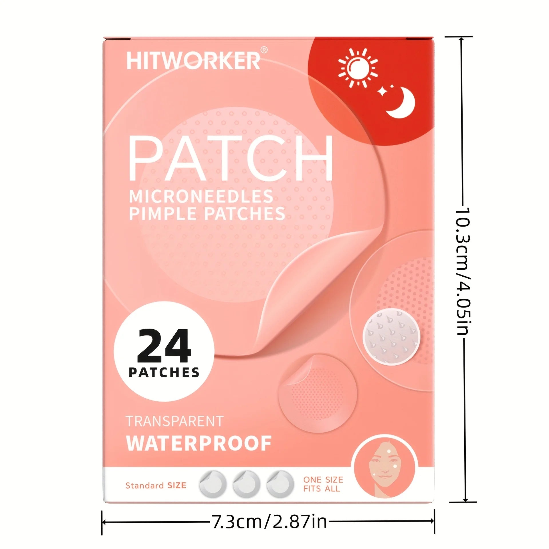 Hydrocolloid Acne Pimple Patches for Rapid Spot Treatment