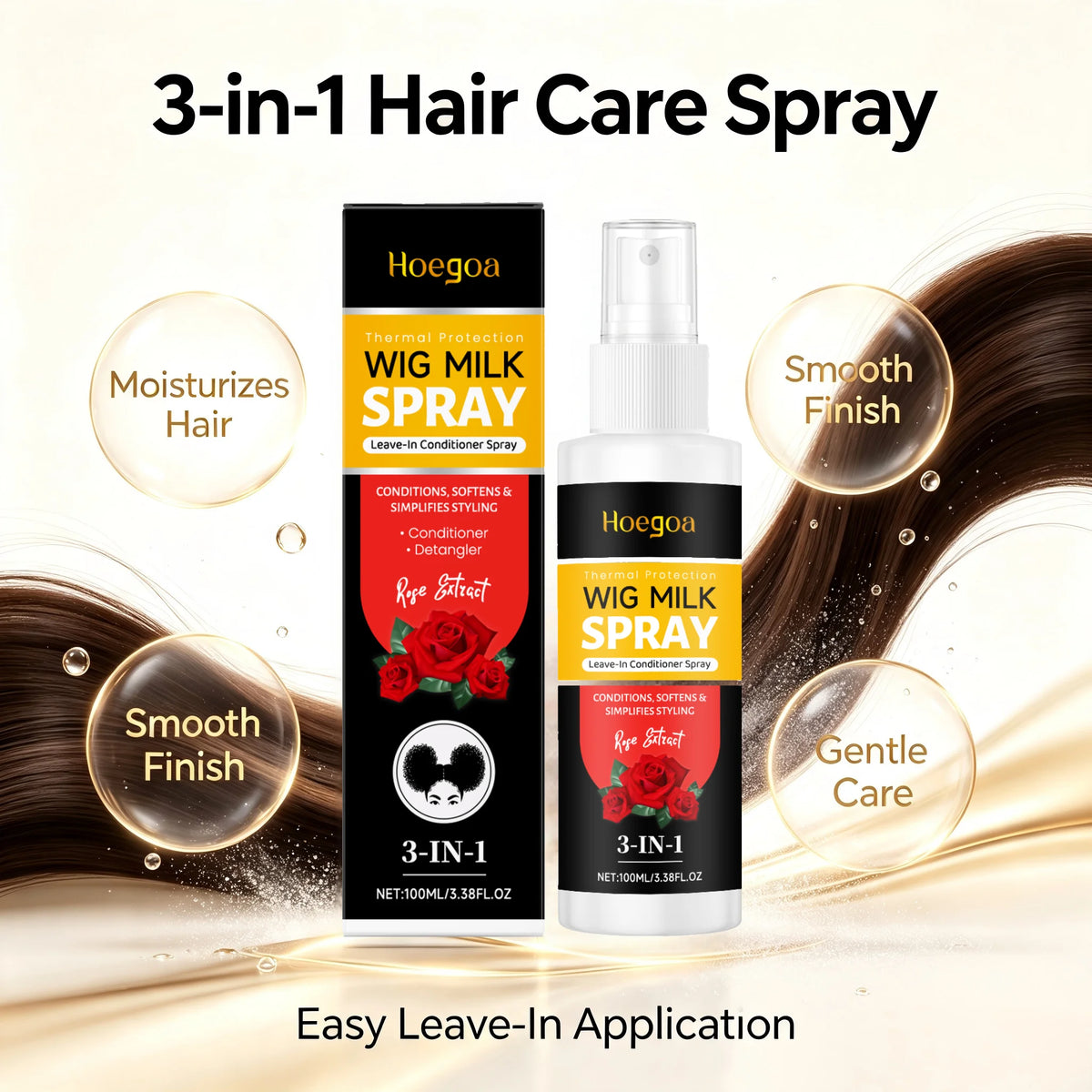 3-in-1 Leave-In Wig Conditioning Spray