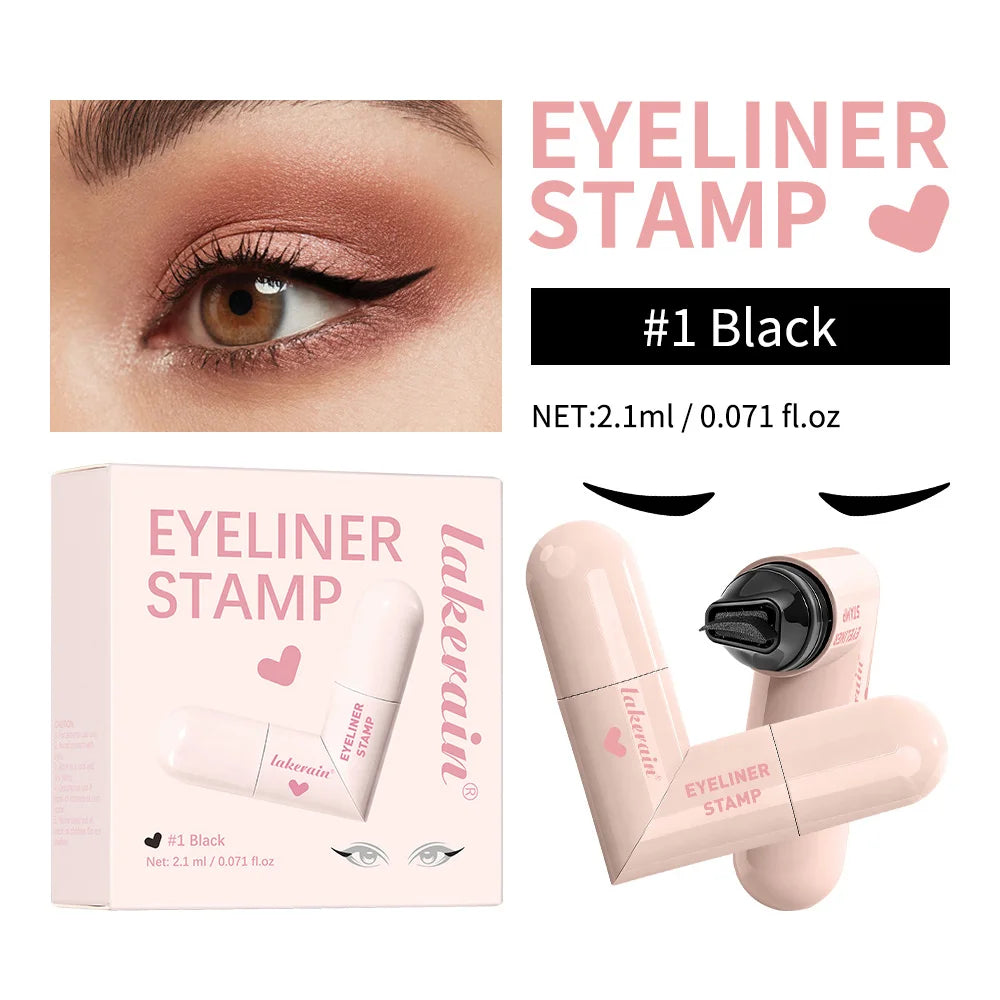 Waterproof Double-Wing Eyeliner Stamp for Perfect Wings - 21
