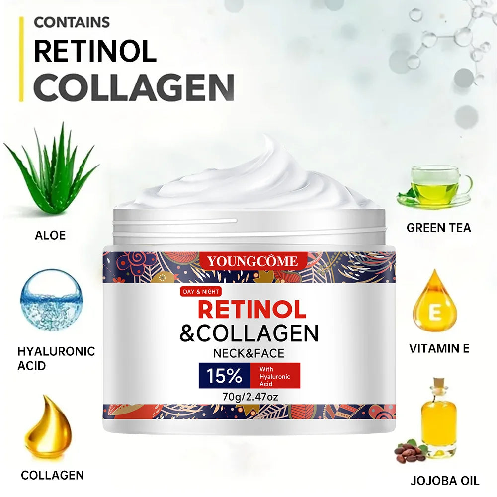 Retinol and Collagen Anti-Aging Face and Neck Cream - 3