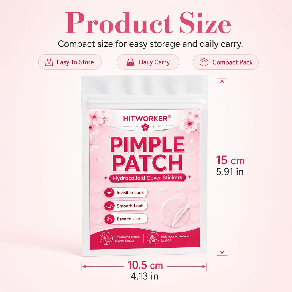 Invisible Hydrocolloid Acne Pimple Patches 320-Piece Set