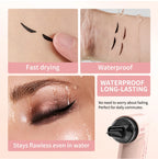 Waterproof Double-Wing Eyeliner Stamp for Perfect Wings