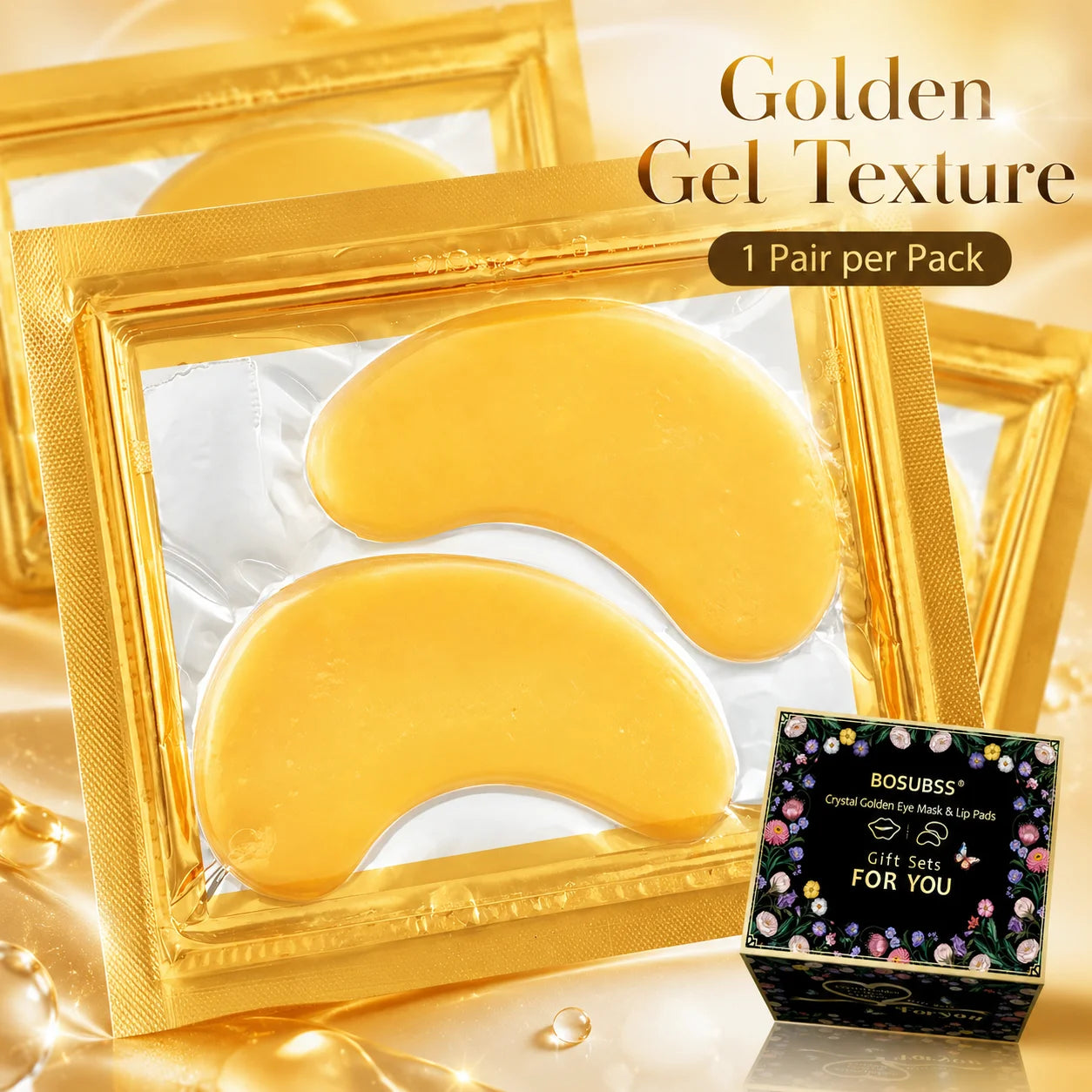 Gold Collagen Eye Masks for Dark Circles and Puffiness - 9