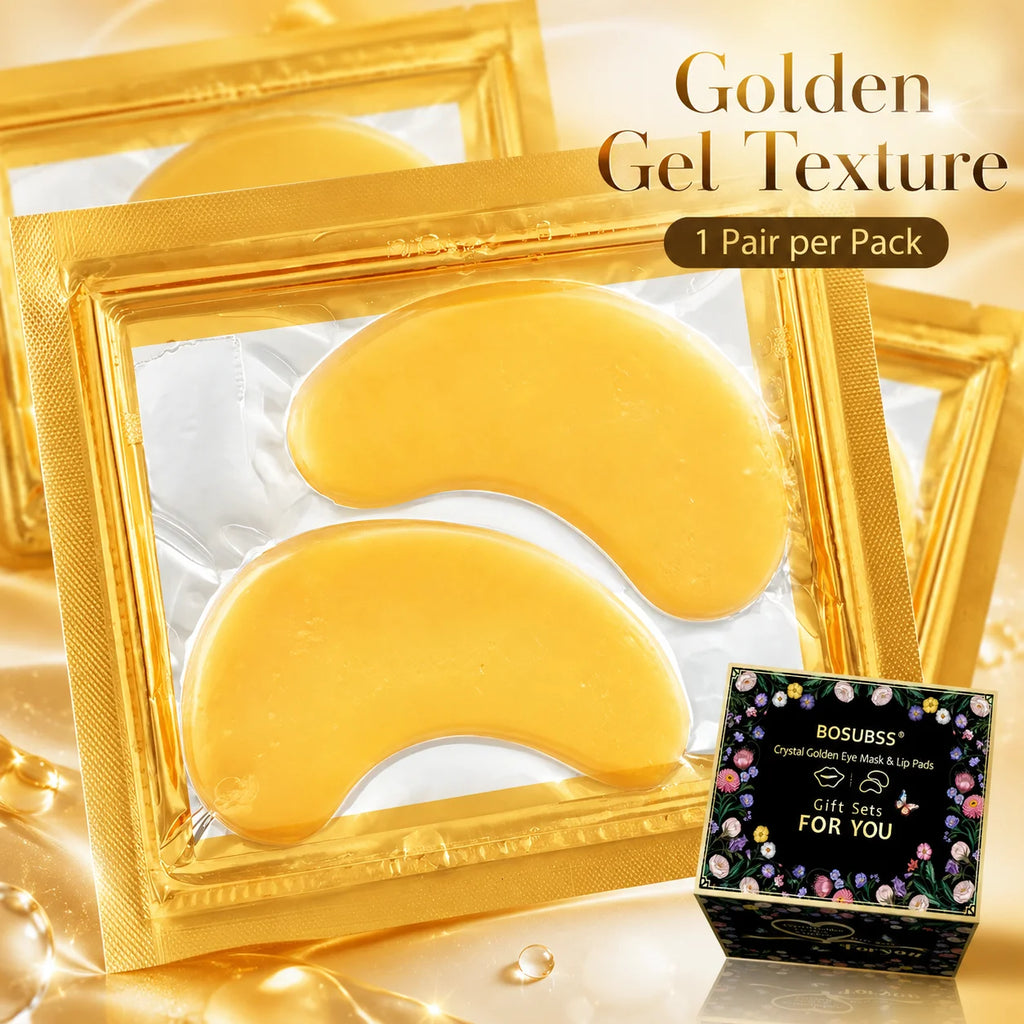 Gold Collagen Eye Masks for Dark Circles and Puffiness
