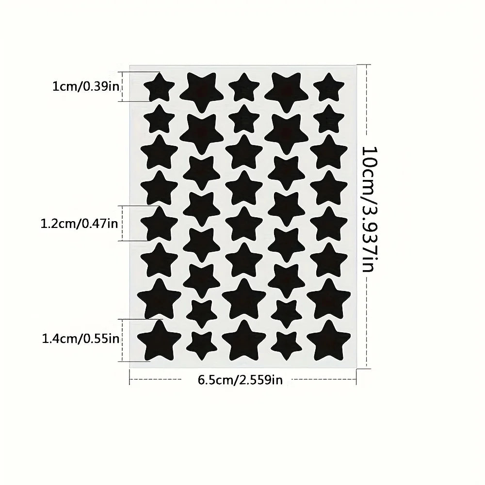 Star-Shaped Hydrocolloid Acne Pimple Patches (240 Count)