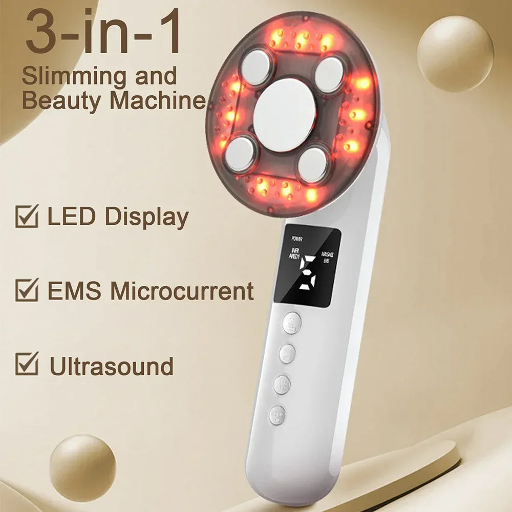 3-in-1 Ultrasonic Body Sculpting and Skin Tightening Massager