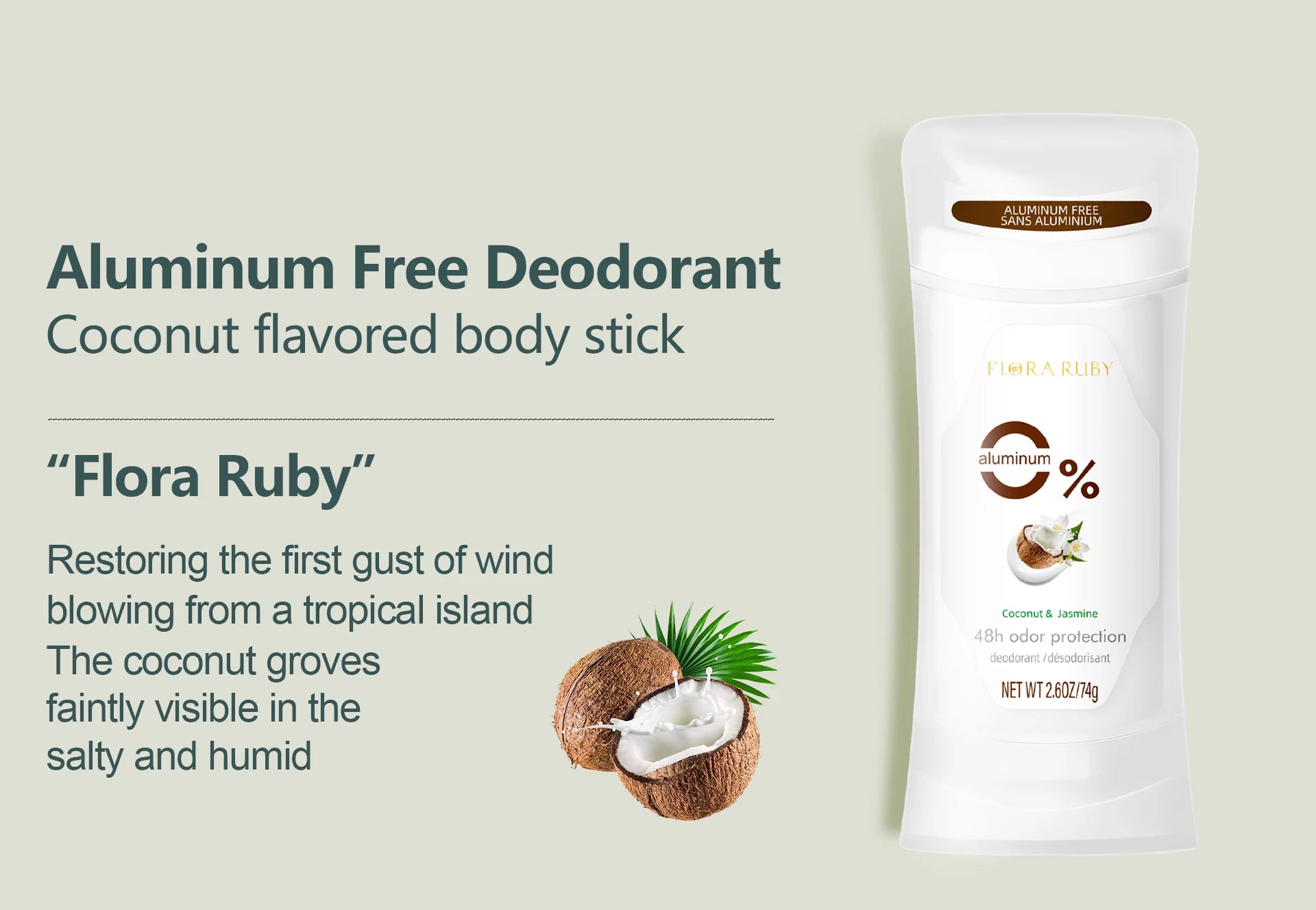 Natural Aluminum-Free Deodorant Stick Set - 13