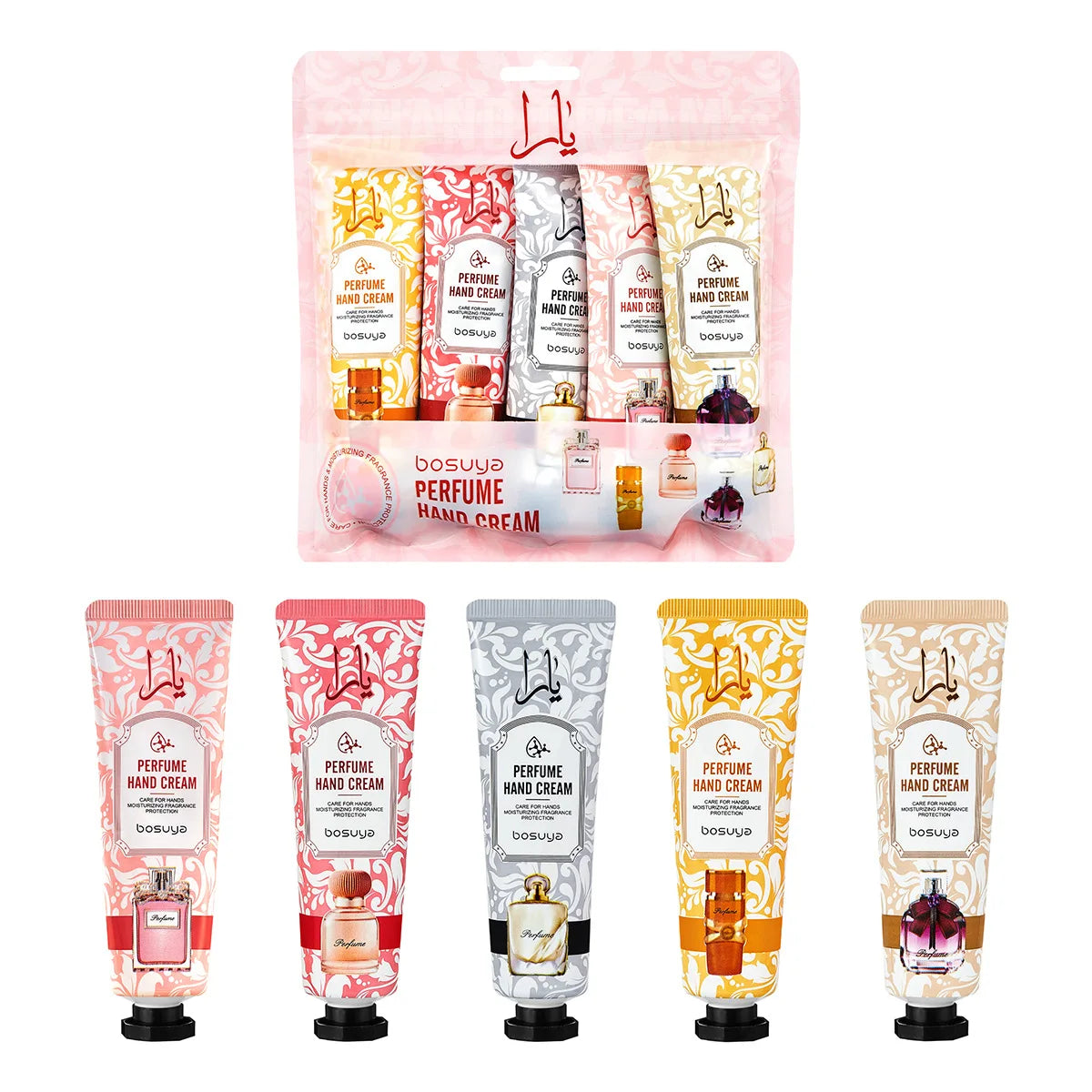 Moisturizing Plant Fragrance Hand Cream Set for Dry Skin - 33