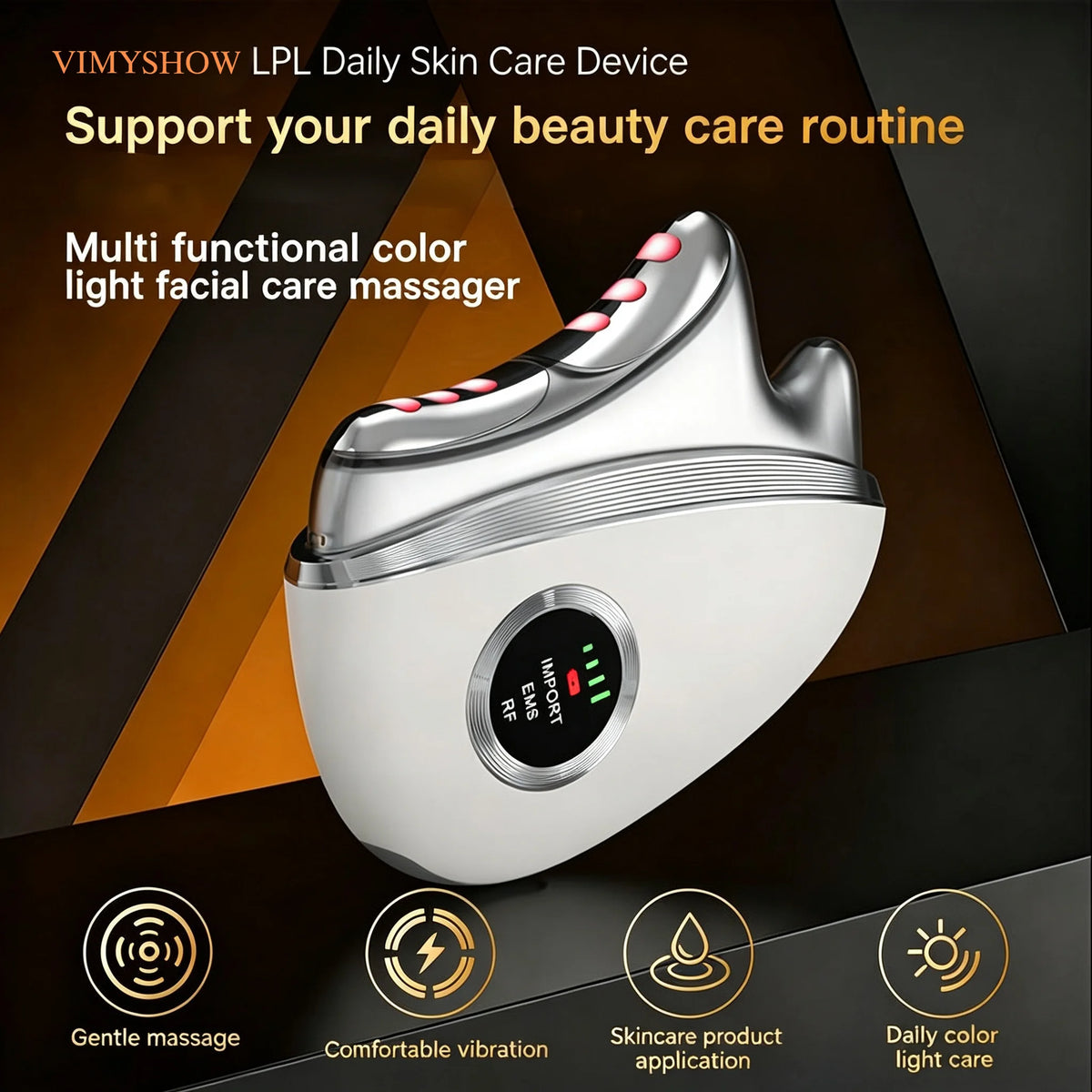 3-in-1 LED Facial Sculpting & Rejuvenation Wand