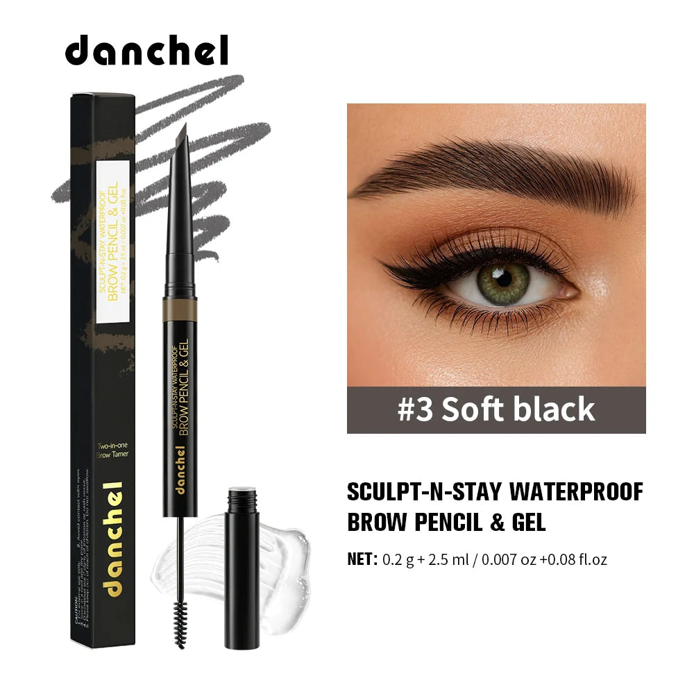 2-in-1 Waterproof Brow Pencil and Sculpting Gel
