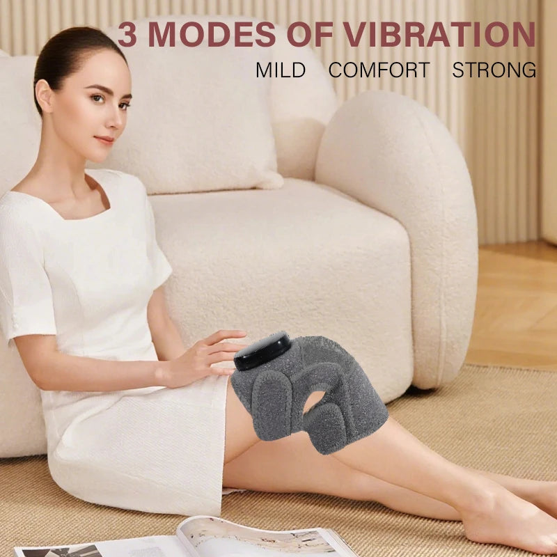 3-in-1 Cordless Heated Vibration Knee Massager