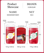 Aluminum-Free Men's Deodorant Stick 3-Pack