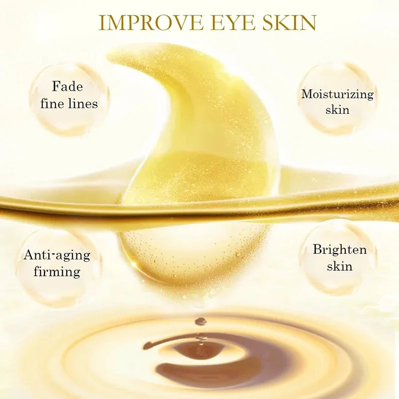 Gold Collagen Eye Masks for Dark Circles and Puffiness