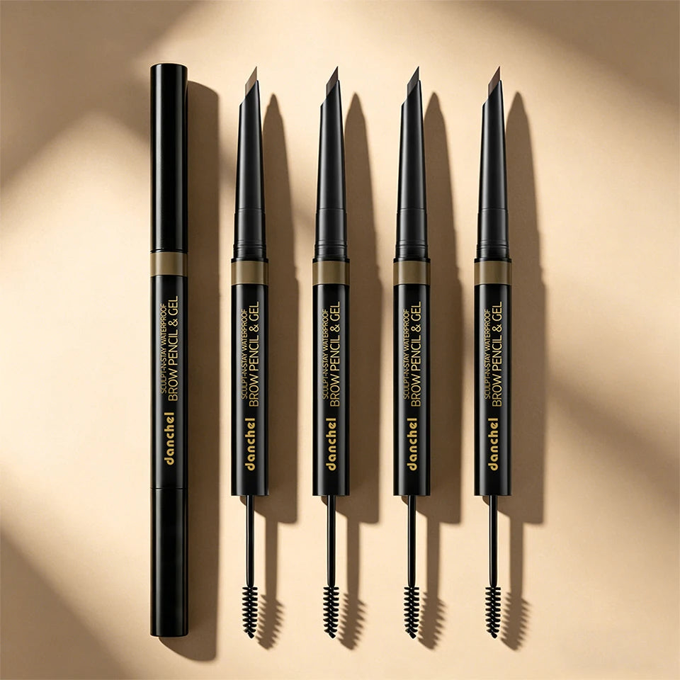 2-in-1 Waterproof Brow Pencil and Sculpting Gel - 18