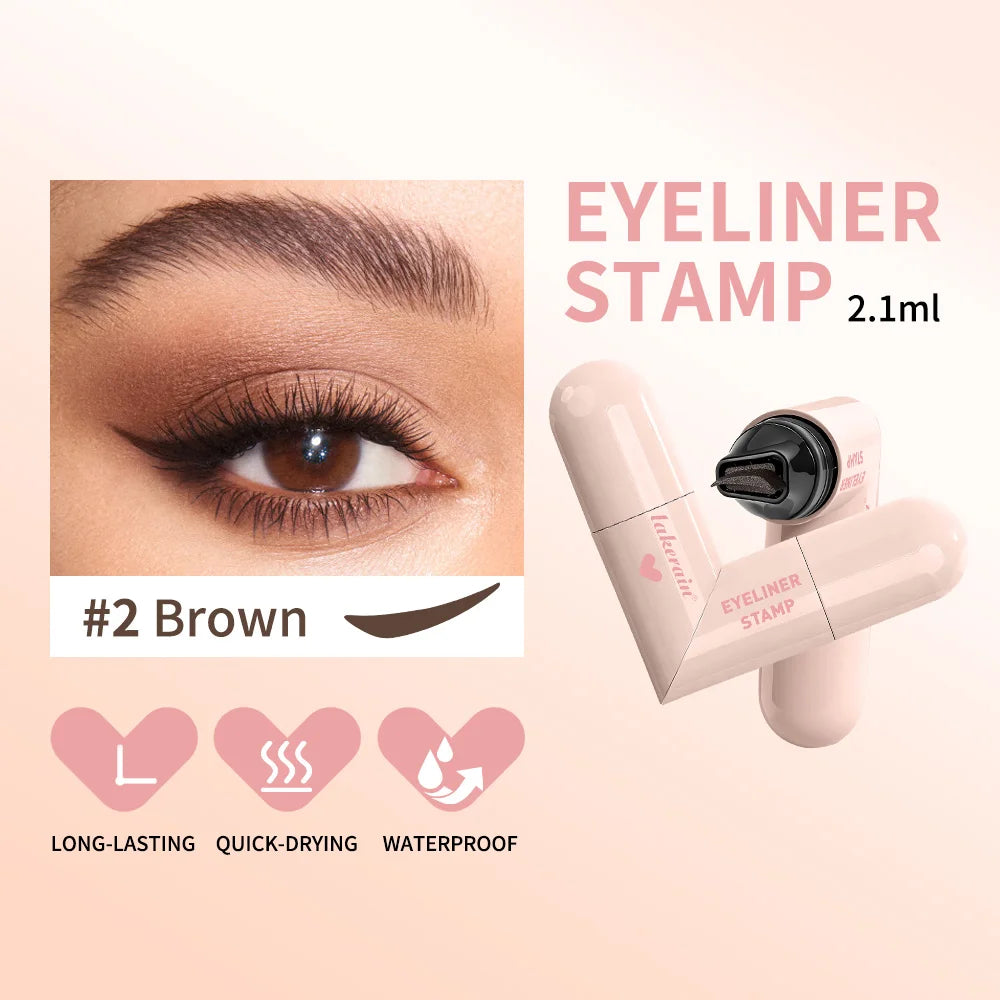 Waterproof Double-Wing Eyeliner Stamp for Perfect Wings