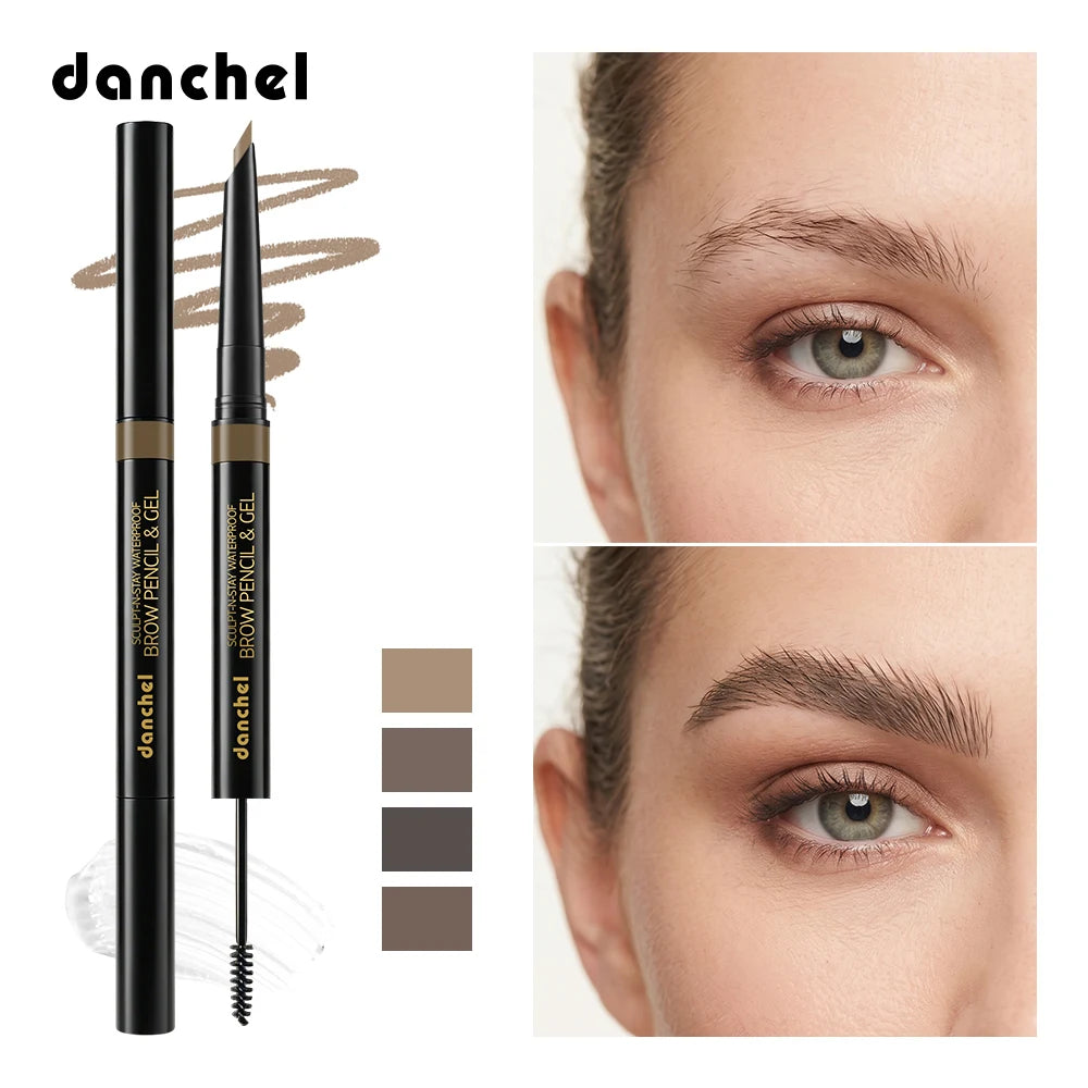2-in-1 Waterproof Brow Pencil and Sculpting Gel - 2