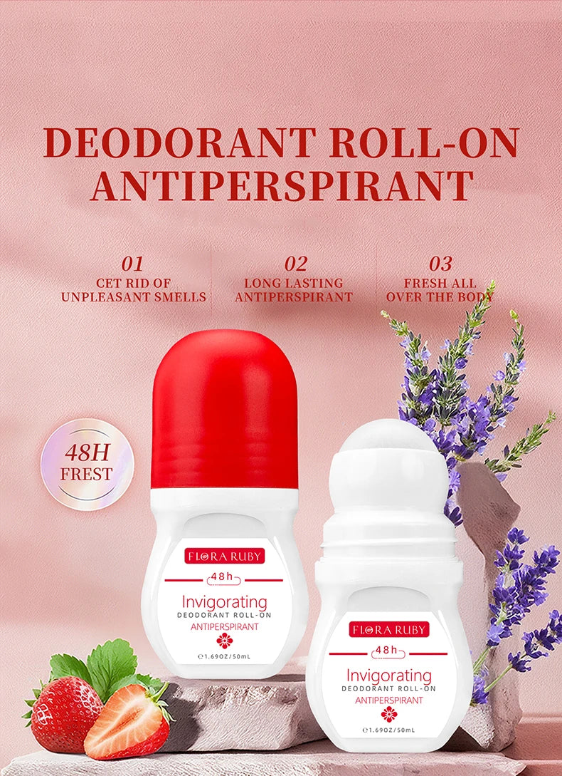 48-Hour Long-Lasting Antiperspirant Roll-On for All-Day Freshness - 7