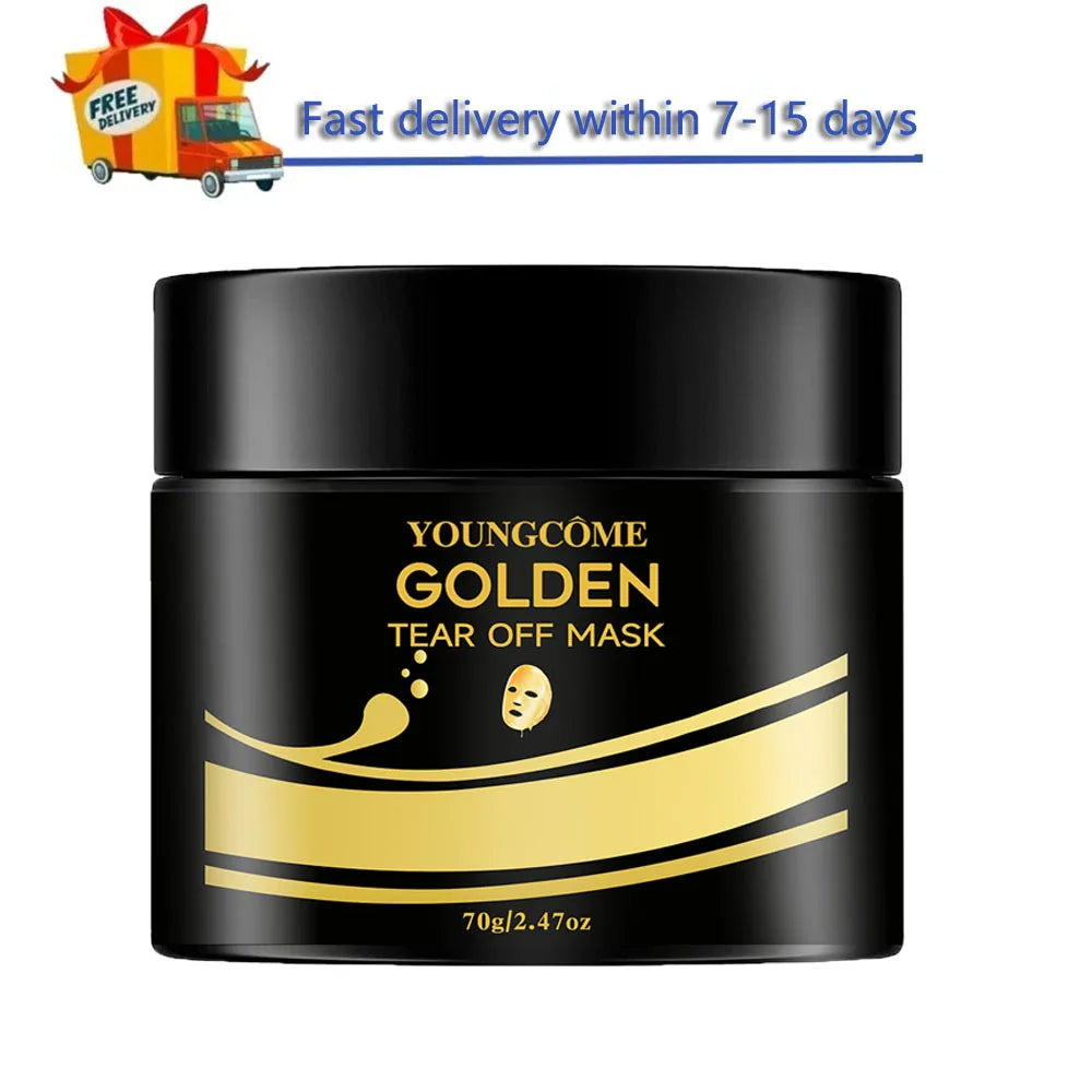 24K Gold Peel-Off Face Mask for Deep Pore Cleansing - 11