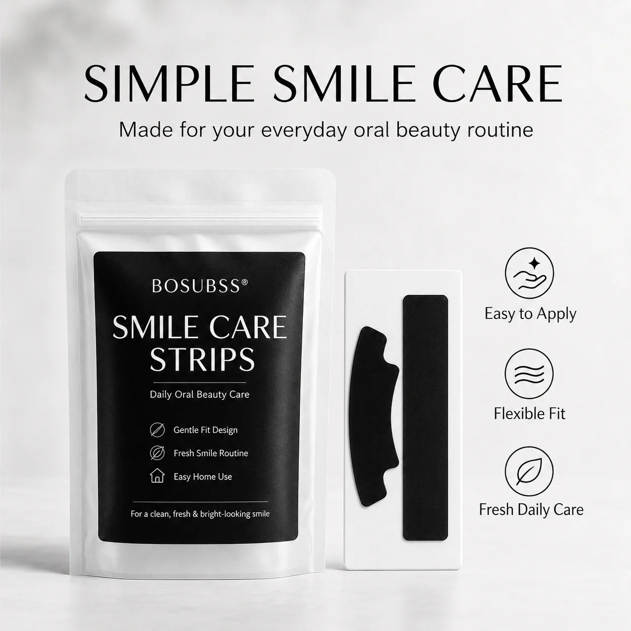 Flexible Teeth Whitening Smile Strips for Daily Oral Care - 11