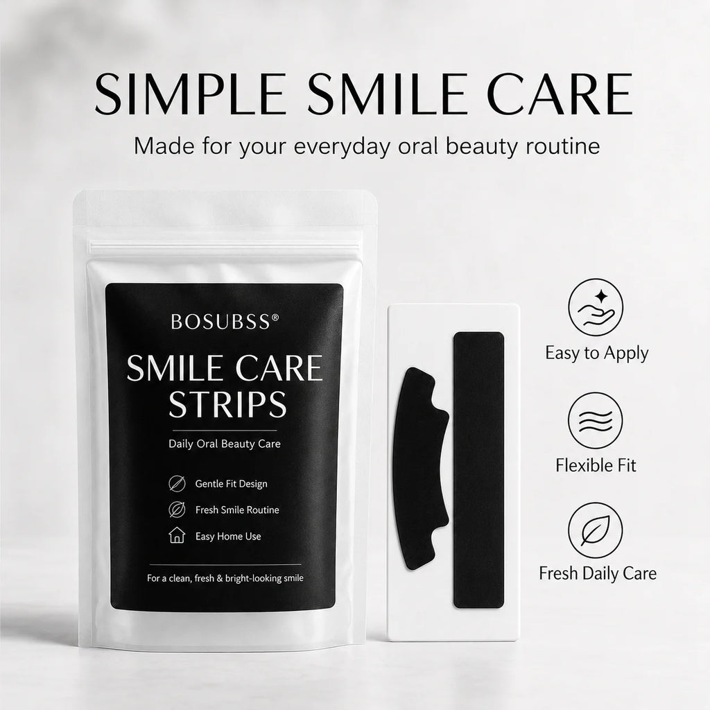Flexible Teeth Whitening Smile Strips for Daily Oral Care
