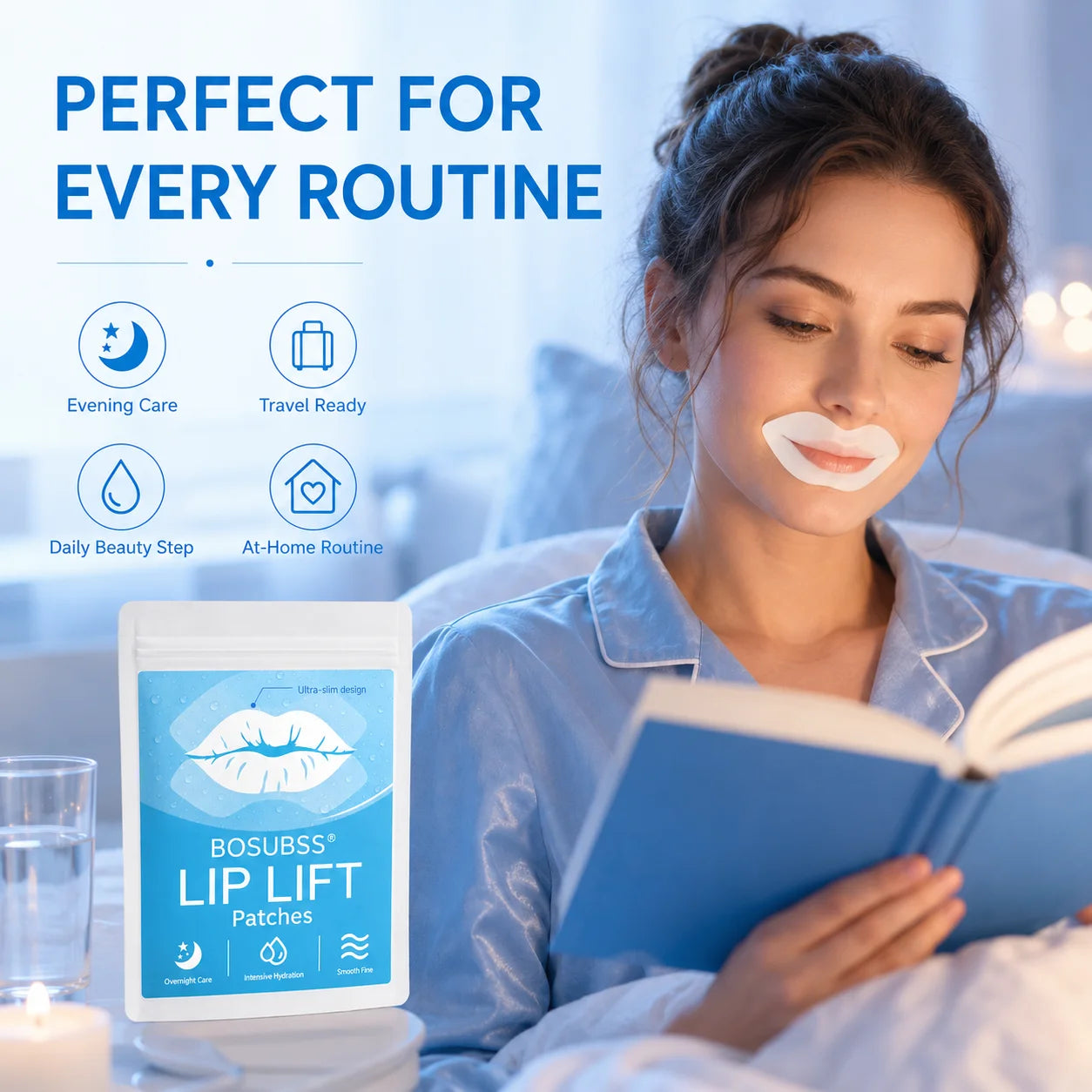 Overnight Hydrating Lip Lift Patches for Smooth Lips - 2