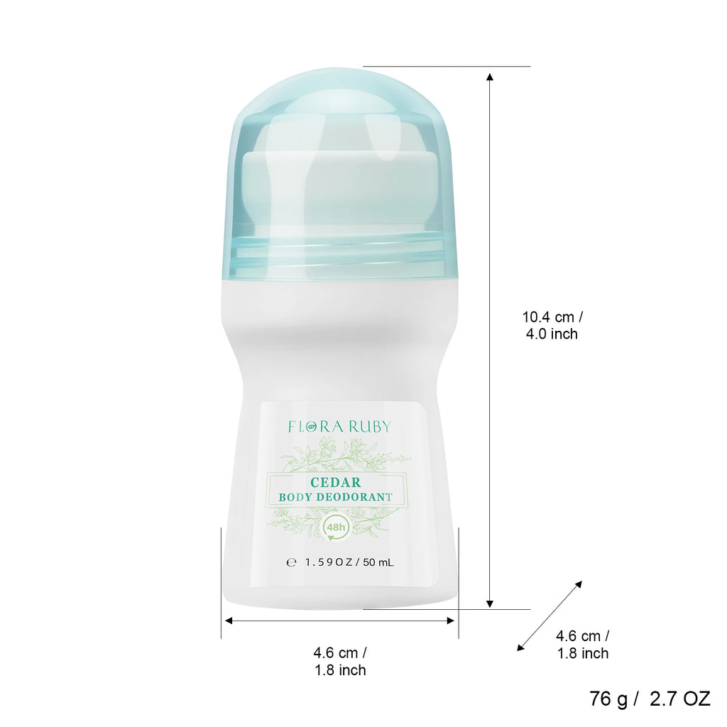 Natural Aluminum-Free Deodorant Roll-On