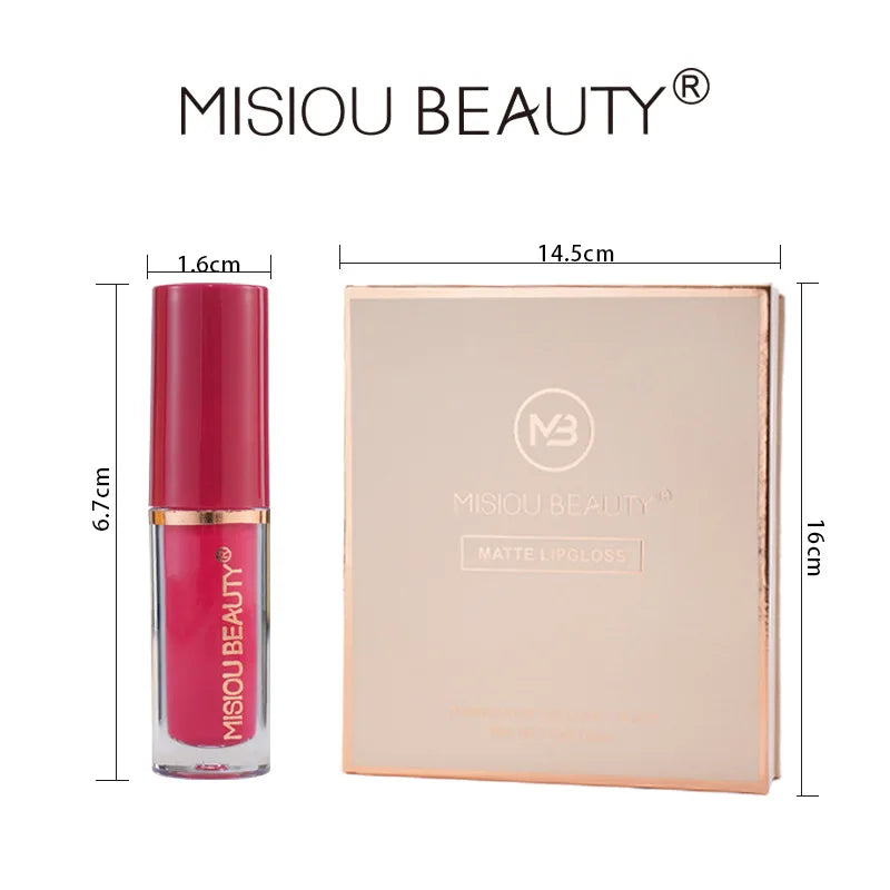 12-Piece Long-Lasting Matte Liquid Lipstick Set