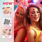 Star-Shaped Hydrocolloid Acne Patches for Fast Blemish Healing