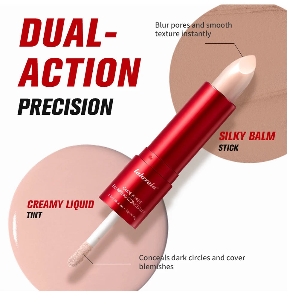 2-in-1 Full Coverage Blurring Concealer and Foundation - 10