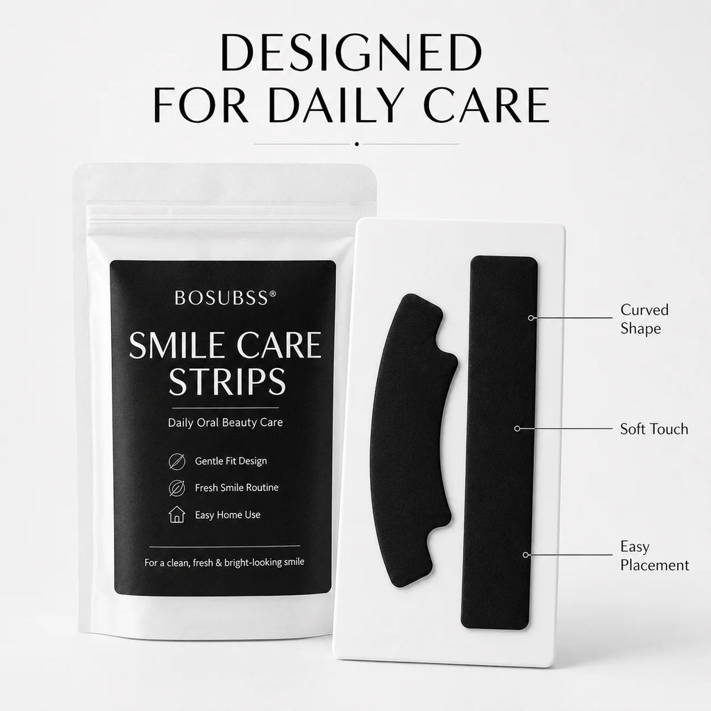 Flexible Teeth Whitening Smile Strips for Daily Oral Care