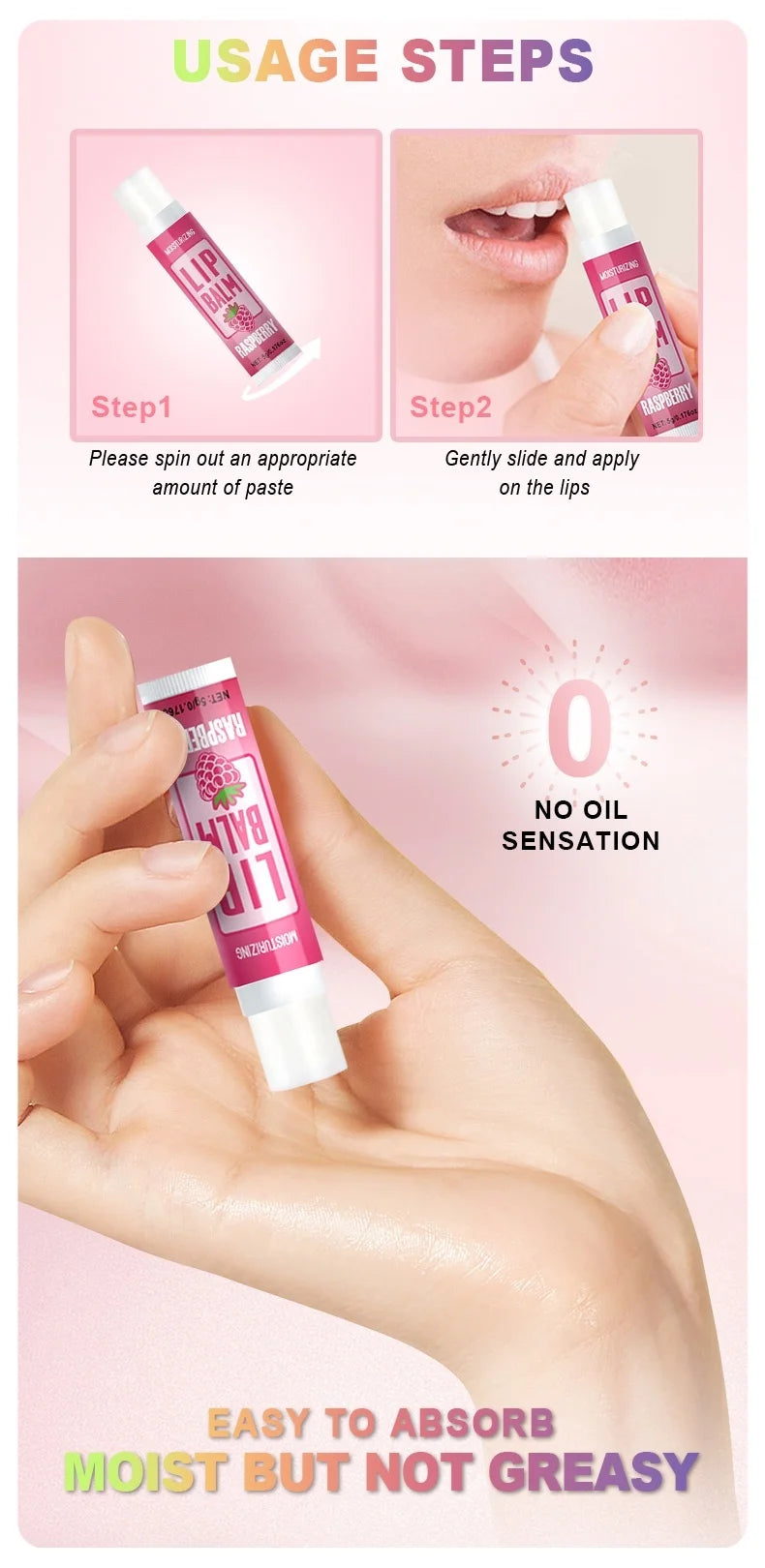12-Piece Fruity Moisturizing Lip Balm Set