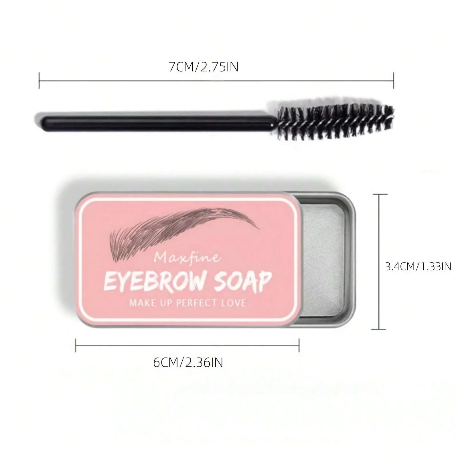 Long-Lasting Transparent Eyebrow Styling Soap and Grooming Kit - 5