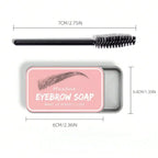 Long-Lasting Transparent Eyebrow Styling Soap and Grooming Kit