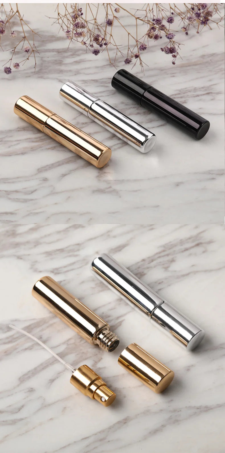 Refillable Portable Perfume Atomizer Spray Bottle