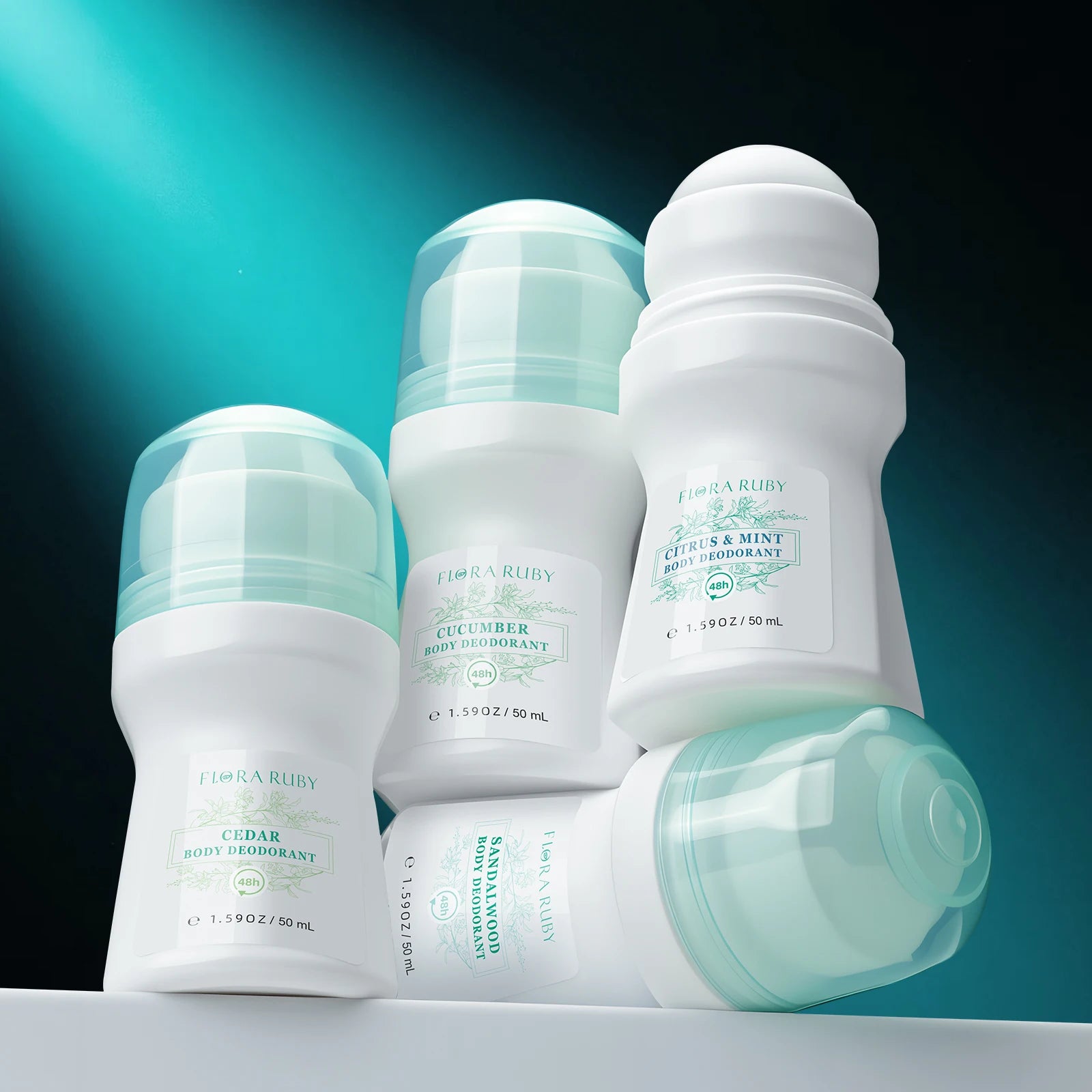 Natural Aluminum-Free Deodorant Roll-On