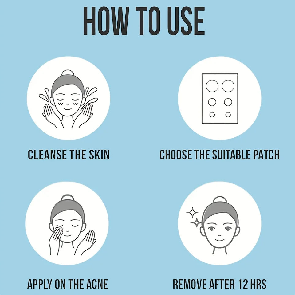 200 Count Star Hydrocolloid Acne Patches for Fast Blemish Healing