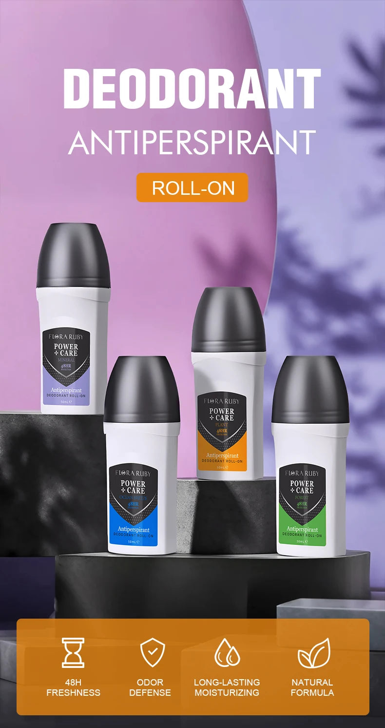 Long-Lasting Anti-Sweat Roll-On Deodorant - 7
