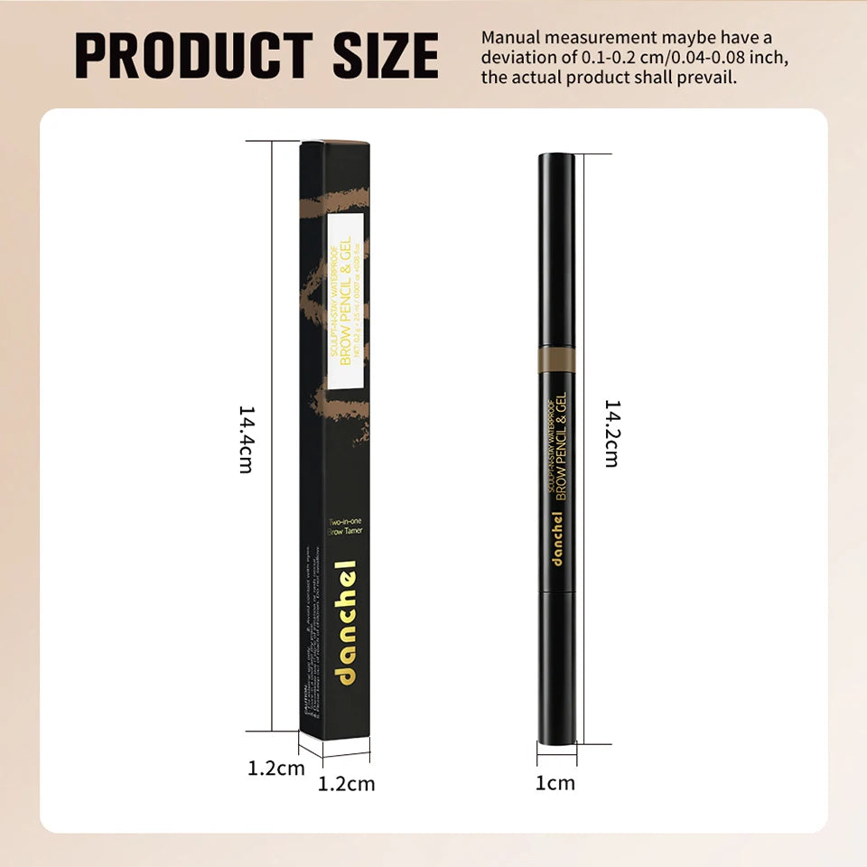 2-in-1 Waterproof Brow Pencil and Sculpting Gel