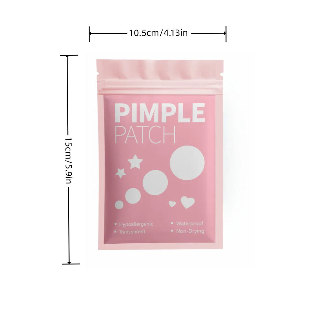 Star-Shaped Pimple Patches for Acne Spot Treatment