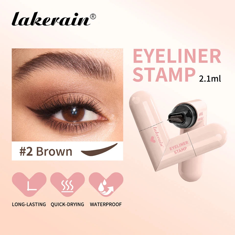 Waterproof Double-Wing Eyeliner Stamp for Perfect Wings