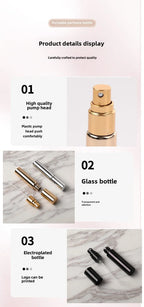 Refillable Portable Perfume Atomizer Spray Bottle
