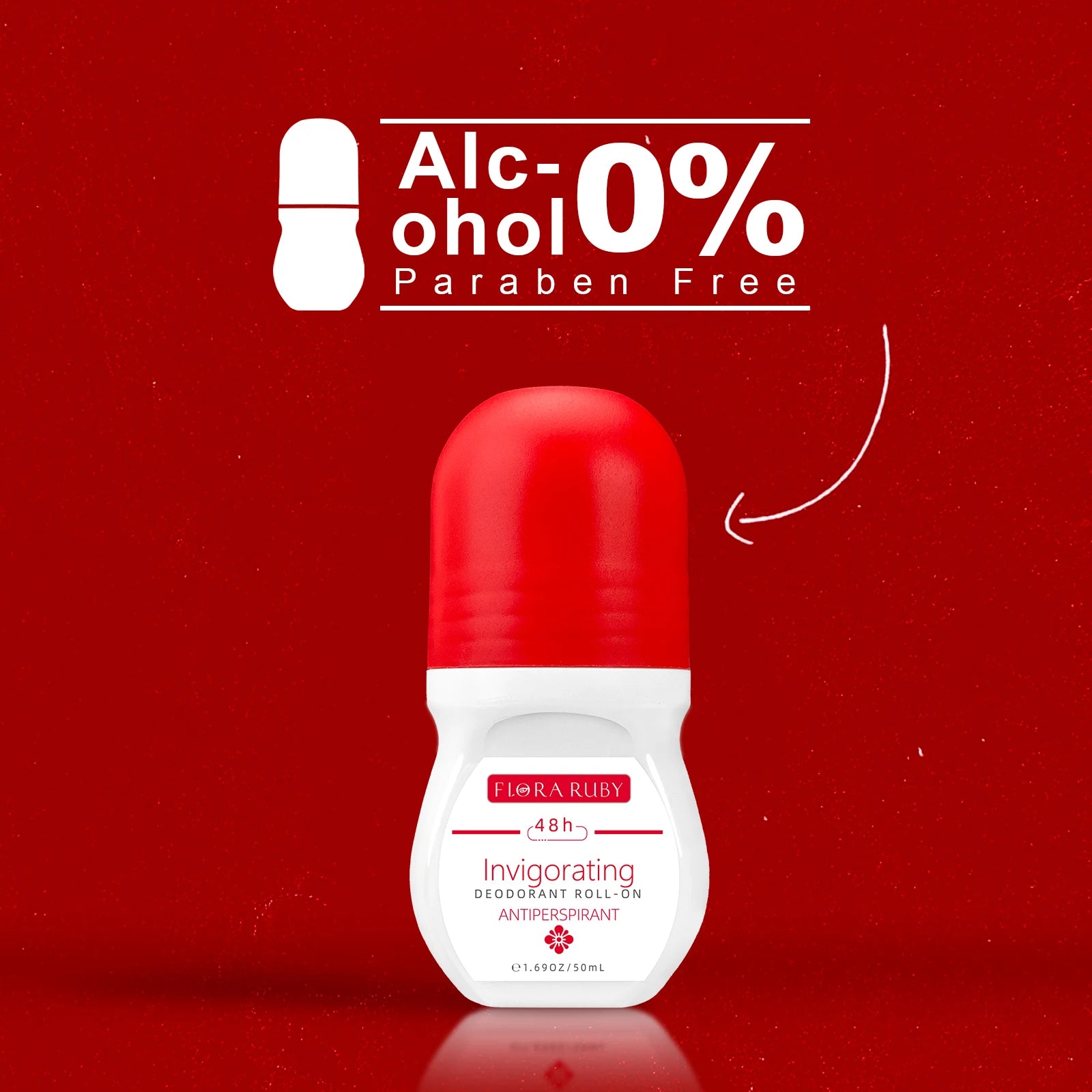 48-Hour Long-Lasting Antiperspirant Roll-On for All-Day Freshness