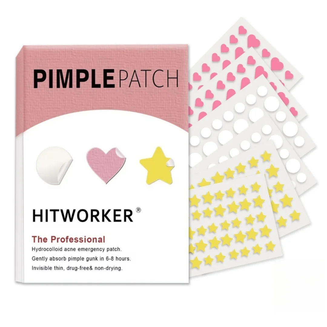 Star-Shaped Hydrocolloid Acne Patches for Fast Blemish Healing - 17