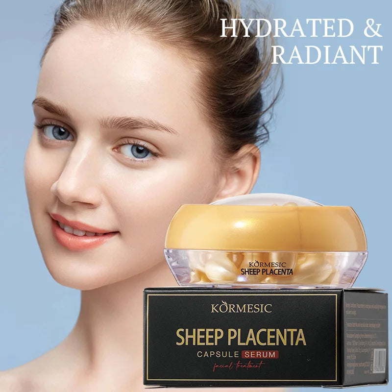 Anti-Aging Placenta Facial Serum Capsules