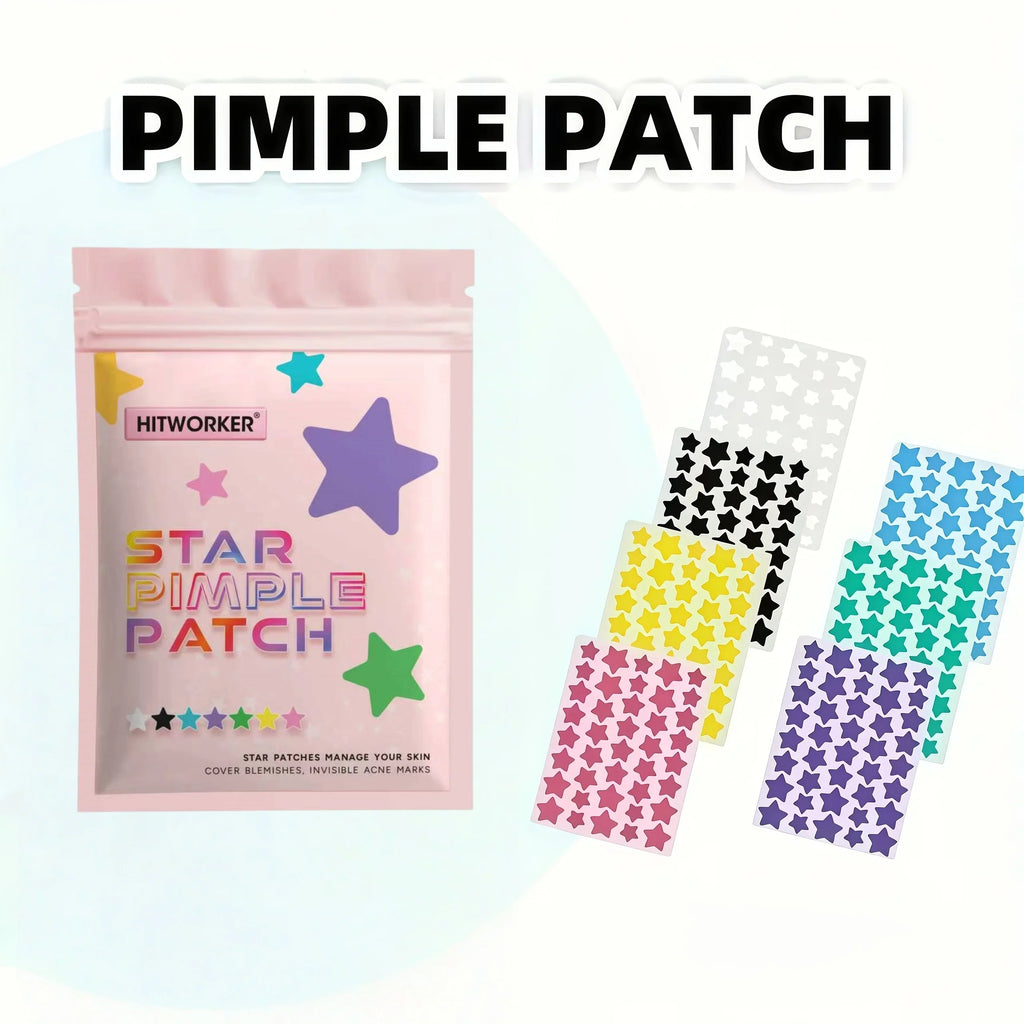 Colorful Star Hydrocolloid Acne Pimple Patches
