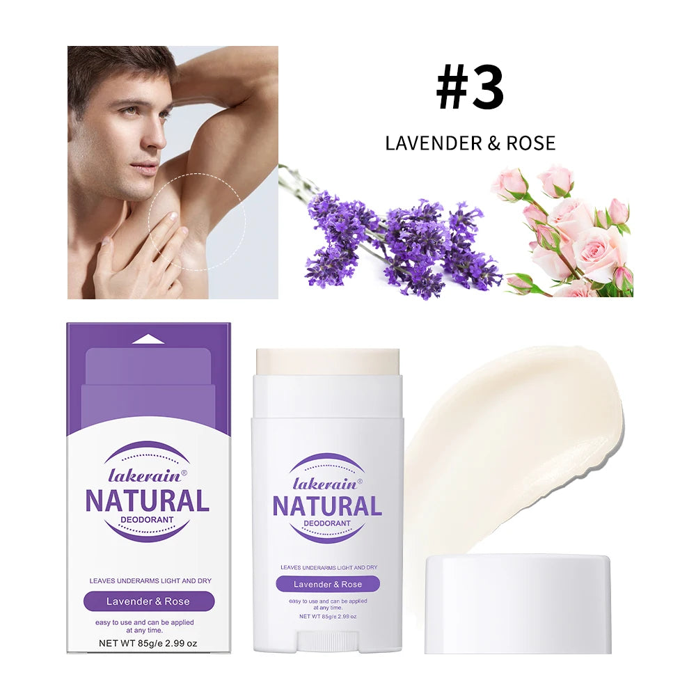 Natural Long-Lasting Solid Deodorant Balm