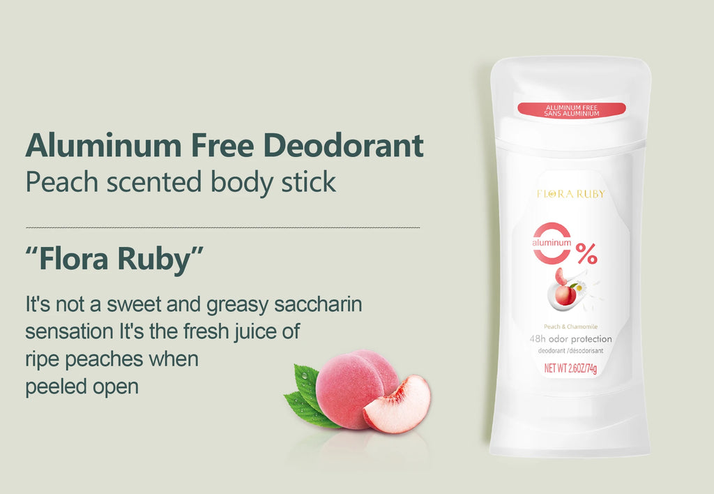 3-Pack Aluminum-Free Natural Deodorant Sticks
