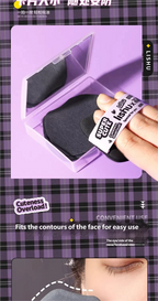 Oil-Absorbing Face Sheets with Mirror Case