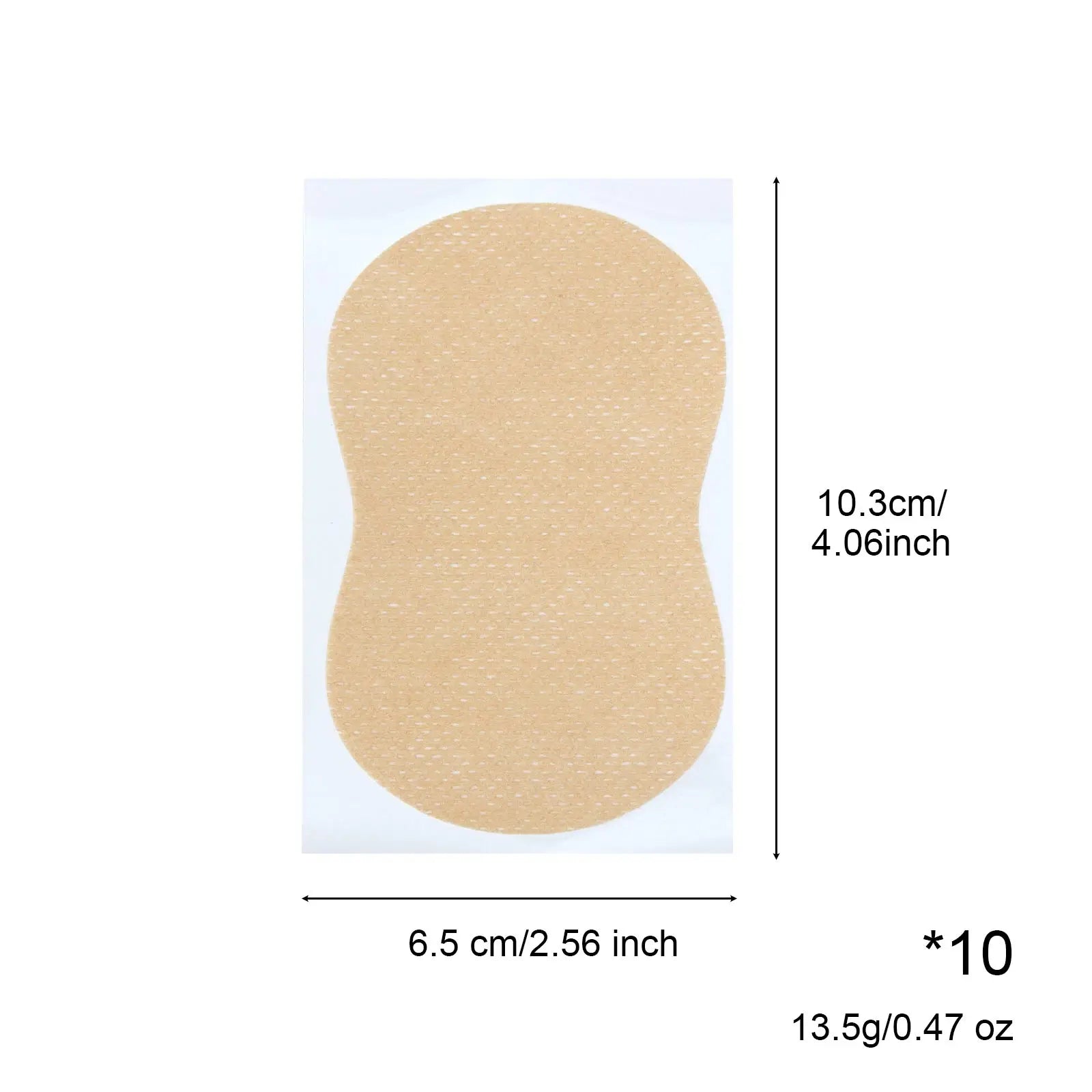 Disposable Underarm Sweat Absorbing Shields